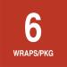 NewGem Sandwich Wrap - Tomato 6 Wraps - Buy Online on GoSupps.com