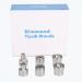 FRCOLOR Diamond Dermabrasion Replacement Tips - 1pc Microscopic Carving Head for Smooth Skin | 9.5x8.5cm White - Buy Online on GoSupps.com