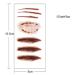 Halloween Zombie Scars Tattoos 10pcs Fake Scar Bloody Makeup Stickers for Costume Decoration - Buy Online on GoSupps.com