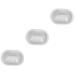 NUOBESTY Wedding Washi Tape 3 pcs box Soap Holder Case Mold Handmade Silicone Mould Epoxy Diy Crystal Storage Container Whitex3pcs 12X8.5CMx3pcs