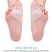 CAZARU FXJ Corrector Relief Toe Separator for Hammer Toe - Silicone Straightener Spacer for Hallux Valgus - Forefoot Pads Cushion - Men and Women (5 Pairs) - Buy Online on GoSupps.com