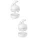FRCOLOR 2 Pcs Head Massage Brush Scalp Massager Electric Head Massager Massager For The Head White Pet