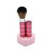 Retractable Powder Brush travel blush Travel Nail Dust Brush Portable Face Blush Brush with Cover Red