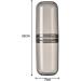 Valink Travel Toothbrush Box Set - Portable Toothpaste Cover & Mouthwash Cup Holder | Large Capacity Toothbrush Organizer - Light Brown - Buy Online on GoSupps.com