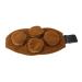 Lixbd Moxibusion Box Moxa-Box portable pure copper smoke-free moxibusion holder and fabric cover for pain relief moxibusization message (color: brown size: size 3)