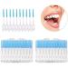 Disposable Interdental Brushes - 80 Pack Extra Soft Oral Care Tool for Gentle & Efficient Tooth Cleaning - Buy Online on GoSupps.com