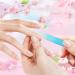 12 Pack Glass Nail Files with Case - Double Sided Crystal Fingernail Files - Gentle Nail Care Manicure Set for Women and Girls - Multi-colored 12pcs - Buy Online on GoSupps.com