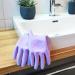Spontex Extra Comfort Premium Household Gloves - Soft Lining Washable at 30 C Size S (1 Pair) - Ideal for All Cleaning Tasks - Purple - Buy Online on GoSupps.com