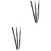 TOVINANNA 2pcs 2 1 Eyebrow Brush Brow Pencil Eyebrow Makeup Gothic+mirror To Rotate Water Proof - Buy Online on GoSupps.com