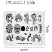 KADS Nail Stamping Plate Chinese Style Nail Art Stamp Template DIY Image Template Manicure Stamping Plate Stencil Tools (CN007) - Buy Online on GoSupps.com