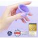 Divine Cup Menstrual Cup Size L - Clinically Tested 100% Made in Germany Soft & Reusable Medical Silicone - Purple | Available in 4 Colors - Buy Online on GoSupps.com