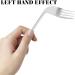 Left Handed Adaptive Utensils Set for Rehabilitation - Easy Grip Spoon and Fork Set for Disabled Elderly - Stainless Steel Self Feeding Utensils - Silver - Buy Online on GoSupps.com