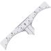 Ipetboom 20 Pcs Disposable Eyebrow Ruler Sticker Scale Ruler Microblading Eyebrow Ruler Tool Make up - Buy Online on GoSupps.com
