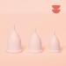 Buy Divine Soft Pink Menstrual Cups - Eco-Friendly Comfortable & Reusable (Size L) - Buy Online on GoSupps.com
