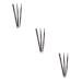 CANIGHT 3pcs 2 1 Eye Brow Brush Eyebrow Pencils Double Headed Eyebrow Black Eyebrow Pencil Braider Tool
