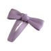 hgnxa Delicate Elegant Style Side Clip Hair Clip Sweet Girls y Style 3D knot Balletcore Purple