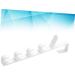 Cabilock 6 Pcs Towel Hooks Door Hanging Rack Multifunctional Hooks Hanger Coat 2pcsx3pcs Whitex3pcs - Buy Online on GoSupps.com