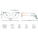 Buy Presbyopic Reading Glasses - Metal Blue Light Blocking Readers for Eye Strain Relief - 2.50 C2 - Buy Online on GoSupps.com