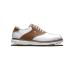 FootJoy Men's Traditions Previous Season Style Golf Shoe White/Brown 10 EU Wide