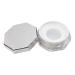 #N/A Empty powder compact portable powder box with sieve for loose powder blusher makeup powder container empty