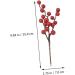 ABOOFAN 20 Pcs Christmas Imitation Fruit Holly Christmas Berries Christmas Flower Pick Christmas Berry Picks Home Decor Plants Decor Cherry Stems Party Supplies Foam Cherry Fruit Banquet - Buy Online on GoSupps.com