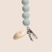Center Coast Collections Silicone Pacifier Clip - Safe Binky Holder - Neutral Grey - Unisex Baby & Toddler - Buy Online on GoSupps.com
