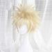 Wig for Anime Baku No Hero - Bakugou Katsuki Heat Resistant Blonde Cosplay Wig + Cap - Buy Online on GoSupps.com