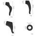 Buy Doitool 24 Pairs Silicone Anti-Slip Glasses Ears Tube Hook - Slide-Resistant Brass Earrings for Eyewear - International Shipping Available - Buy Online on GoSupps.com
