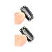 Pack of 30 Black U-Shape Wig Clips | 32mm Snap Comb Clips with Silicone Back for Extensions - Buy Online on GoSupps.com