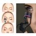 Professional Eyeline Pliers & Eyelash Comb Set | Eyebrow Tweezers & 10 Replacement Silicone Pads | Perfect Curved Eyelashes for Women (Black) - Buy Online - Buy Online on GoSupps.com