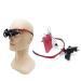 BoNew Portable Surgical Binocular 2.5x420mm Optical Glass 3W LED Headlight Red