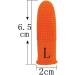 100Pcs Orange Rubber Anti-Slip Finger Cots - Disposable Protective Finger Covers for Easy Electronic Repair - Buy Online on GoSupps.com