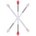 Silicone Lip Brushes Mini Lip Scrub Exfoliating Brush Reusable Lip Balm Applicators 6pcs for Lip Care Lip Gloss Lip Masks Eyeshadow - Buy Online on GoSupps.com