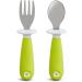 Munchkin Toddler Fork and Spoon Set - 1 Fork & 1 Spoon - Assorted Colors - Buy Online on GoSupps.com