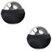 PartyKindom 2pcs Stainless Steel Massage Ball Handheld Fitness Gel Liquid