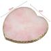 SUKPSY Heart Shaped Resin Nail Art Palette - Pink | Makeup & Gel Polish Mixing Plate for Drawing & Painting | Golden Edge Display Holder - Buy Online on GoSupps.com