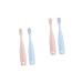 Minkissy 4 pieces toothbrush toothbrushes for children toothbrush toothbrush for children clean toothbrush enchanting toothbrushes care detergent toddler pp