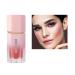 Soft Gel-Cream Blush Liquid Blush for Cheeks Lightweight Long-Wearing Smudge-Proof Natural-Looking Liquid Blush Makeup