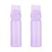 JIHUOO 2 Pcs 6 Ounce Plastic Root Comb Applicator Bottle Hair Dye Color Comb Bottle Hair Oil Applicator Bottle Hair Dye Container Applicator Bottle with Graduated Scale Purple
