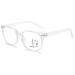 Vevesmundo blue light filter Reading glasses Multifocals Progressive men Women's visual aid reading aid+1.0 +1.5 +2.0 +2.5 +3.0 +3.5 +4.0 varifocal lights - 1 piece transparent 1.0 x