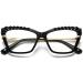 Shop Anti Glare Cat-Eye Eyewear | Blue Light Blocking Retro Readers +0.00 - Large Flat Light Mirror Black - Buy Online on GoSupps.com