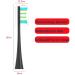 10 Replacement Brushes for OCLEAN Electric Toothbrush - Compatible Black Brush Heads - Buy Online on GoSupps.com