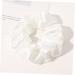 Wooneky 5pcs Bridesmaid Hair Accessories - Satin Elastic Hair Bands and Scrunchies Set in White - Wedding and Girls Hair Wrap - Buy Online on GoSupps.com