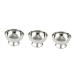 Minkissy 3 Stk of shaving soap peel for men beard kits for men men's shaving cream shaving shell with lid shaving shaving cup shell shaved foam holder fit man stainless steel silverx3stk 11x11cmx3pcs