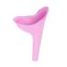 Portable Urinals 2pcs Silicone Pee Funnel Women Standing Piss Female Urinal for Travel Urinating Device Portable Toilet Emergency Camping for Men Women (Color : Pink 2PCS)