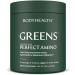 BodyHealth Perfect Greens Formula (30 Svgs) Daily Superfood Green Apple Smoothie Powder with Vegetables, Fruit, Antioxidants, Prebiotics, Probiotics, Fiber, and PerfectAmino Protein