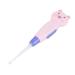 Cute Cartoon LED Flashlight Earpick Earwax Remover ABS Sanitary Flashlight Function for Baby Care (Pink Cat