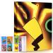 Trading Card Binder 4 Pocket 256 Cards Card Holder Book for Most Standard Size Cards Trading Card Folder for Game Playing Cards Card Binder Case for Baseball Football Basketball Cards
