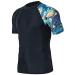 HUGE SPORTS Men's Splice UV Sun Protection UPF 50+ Skins Rash Guard Short Sleeves Heytoucan XX-Large
