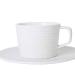Set White Striped Ceramic Cup and Saucer Coffee Drinking Cup Breakfast Cup House Kitchen Office
